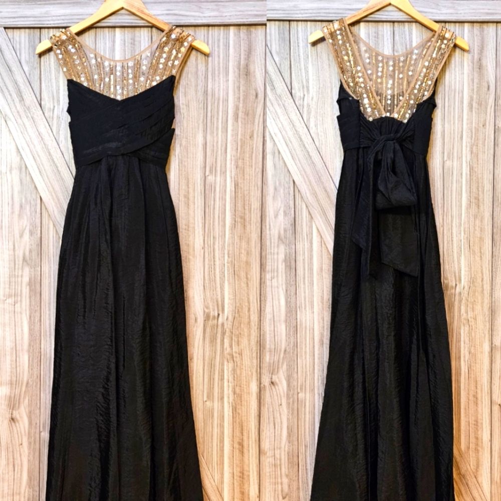 Tracy Reese Vintage Sequin Silk Blend Gown Y2k 90's